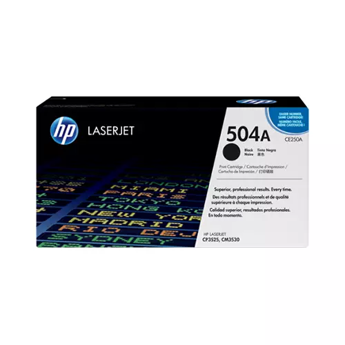 HP 504A Black Original LaserJet Toner