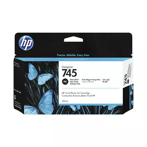 HP 745 130-ML DESIGNJET PHOTO BLACK INK CARTRIDGE