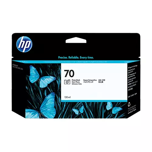HP 70 130-ml DesignJet Photo Black Ink Cartridge