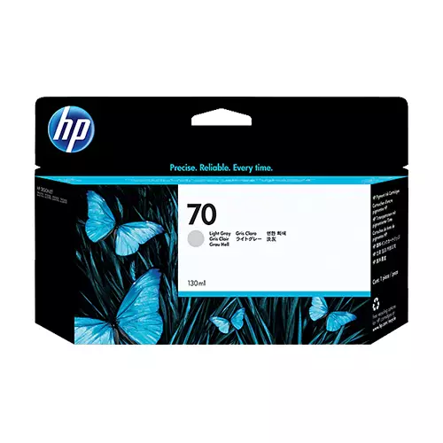 HP 70 130-ml DesignJet Light Gray Ink Cartridge