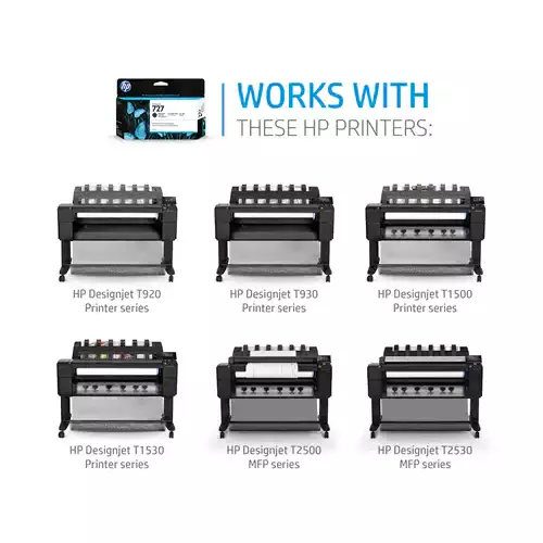 HP 727 130-ML DESIGNJET Cyan Ink CARTRIDGE - 2