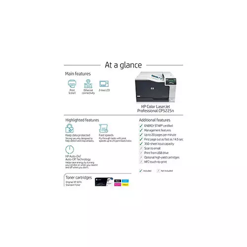 HP CP5225n COLOR LASERJET PROFESSIONAL PRINTER-gallery-3
