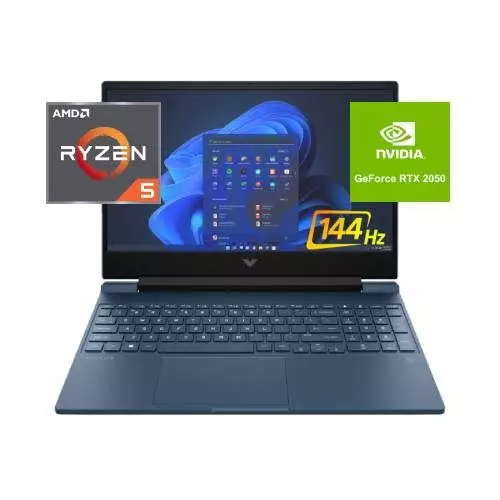HP Victus 15-fb1051AX Ryzen 5 7535HS, RTX 2050, 8GB RAM, 512 GB SSD, 15.6" FHD 144Hz Gaming Laptop