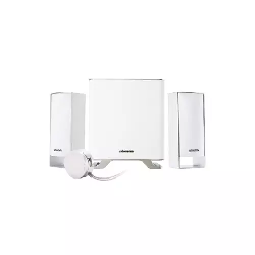MICROLAB M-600BT 2:1 BLUETOOTH WHITE SPEAKER