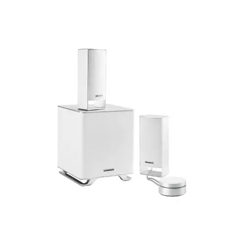 MICROLAB M-600BT 2:1 BLUETOOTH WHITE SPEAKER-gallery-1