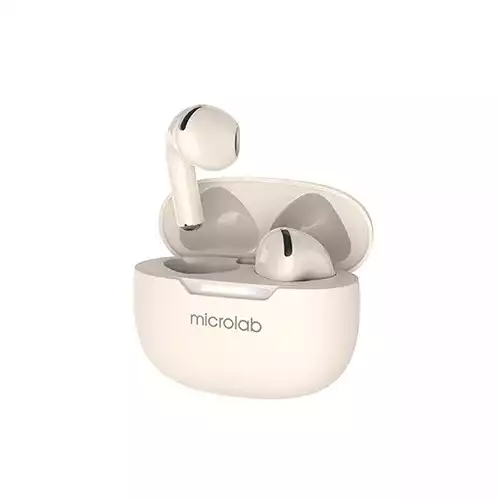 Microlab Wisepods 30 TWS Bluetooth Earbuds (Cream)
