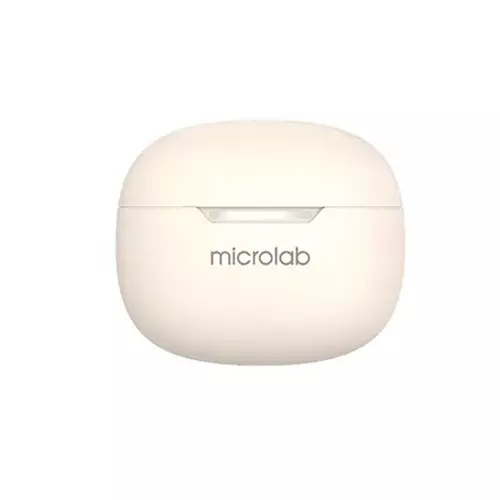 Microlab Wisepods 30 TWS Bluetooth Earbuds (Cream) - 1