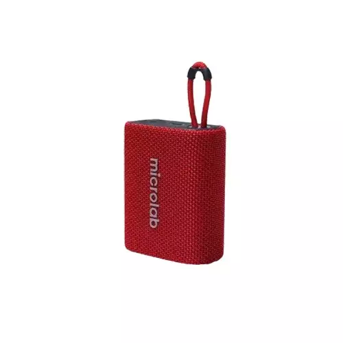 Microlab BP21 Mini Portable Bluetooth Speaker - Red
