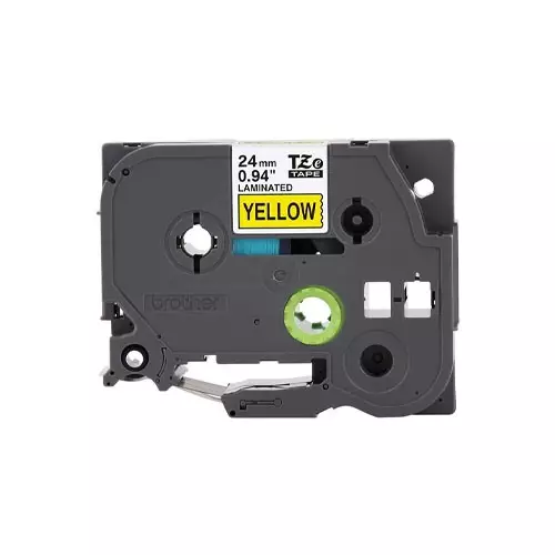 Brother TZe-651 (24mm) Black & Yellow Tape Cartridge for PT-P900W