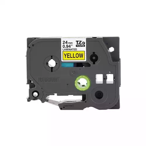 Brother TZe-651 (24mm) Black & Yellow Tape Cartridge for PT-P900W