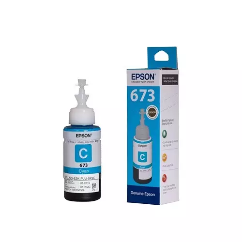 Epson C13-T6732 Cyan Ink Bottle-gallery-1