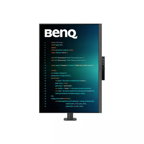 BenQ RD280UA 28.2-inch 4K+ HDR 60Hz Programming Monitor with Ergo Arm - 1