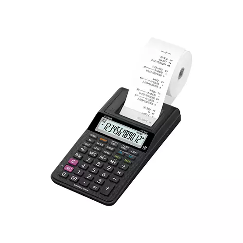 CASIO HR-8RC-BK Printing Calculator