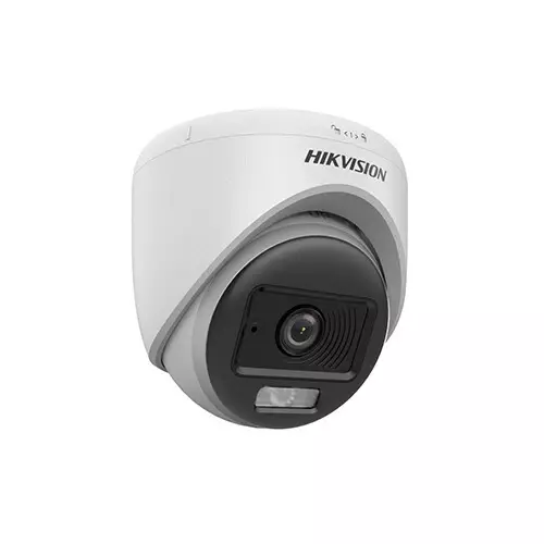 Hikvision DS-2CE70DF0T-LPFS 2 MP Smart Hybrid Light with ColorVu Indoor Fixed Turret CC Camera