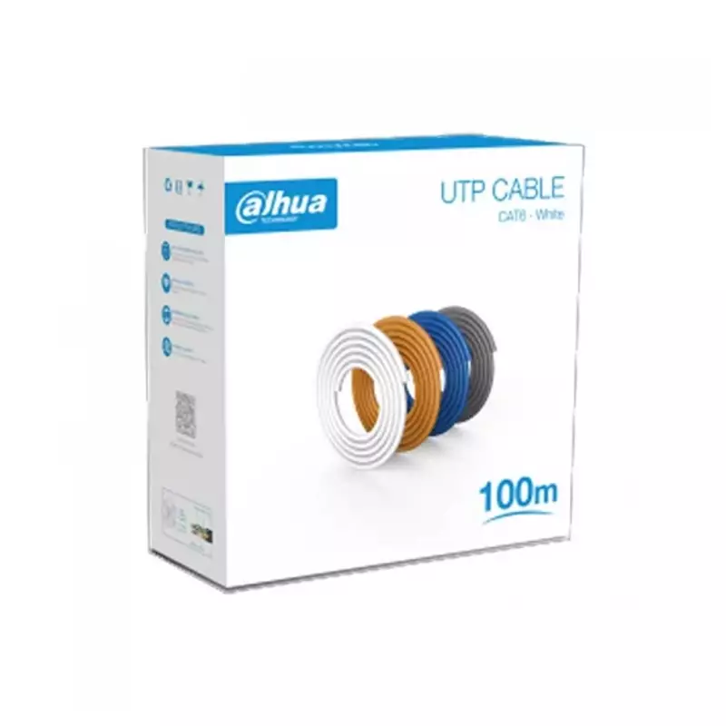 DAHUA CAT-6 ORANGE 100 METER NETWORK CABLE