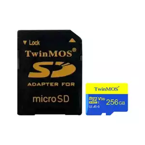 Twinmos 256GB MicroSDHC U3 Class 10 V30 A1 Memory Card