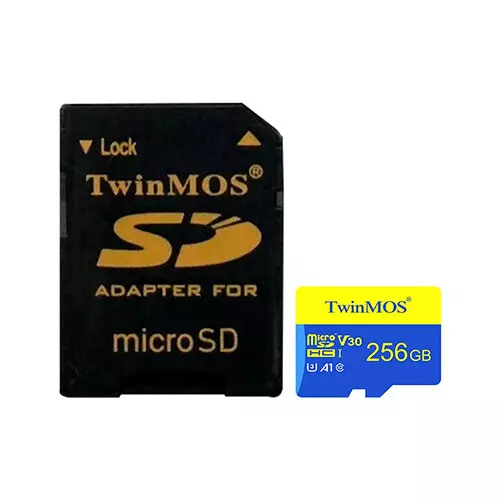 Twinmos 256GB MicroSDHC U3 Class 10 V30 A1 Memory Card