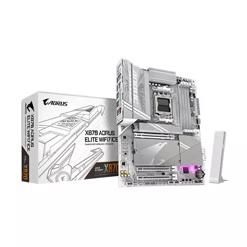 GIGABYTE X870 AORUS ELITE WIFI7 ICE DDR5 AMD AM5 ATX Motherboard