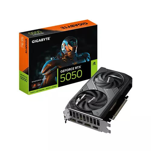 Gigabyte GeForce RTX 5050 WINDFORCE OC 8G GDDR6 Graphics Card