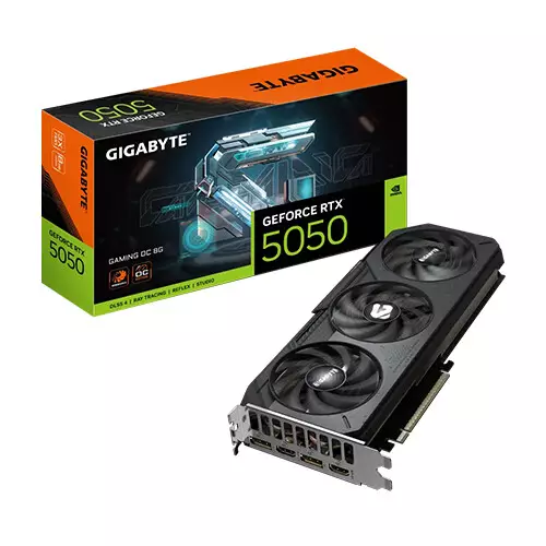 Gigabyte GeForce RTX 5050 GAMING OC 8G GDDR6 Graphics Card