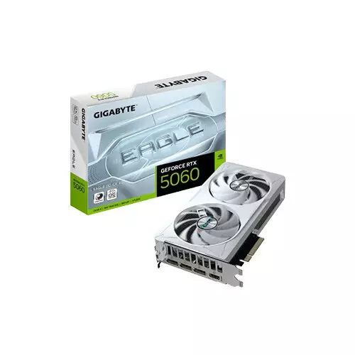 GIGABYTE GeForce RTX 5060 EAGLE OC ICE 8G GDDR7 Graphics Card