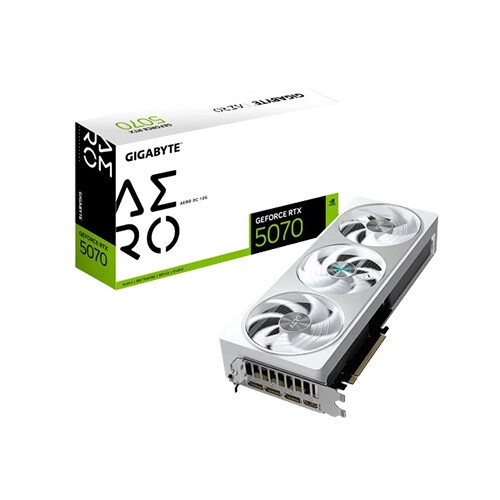 GIGABYTE GeForce RTX­­ 5070 AERO OC GDDR7 12G Graphics Card