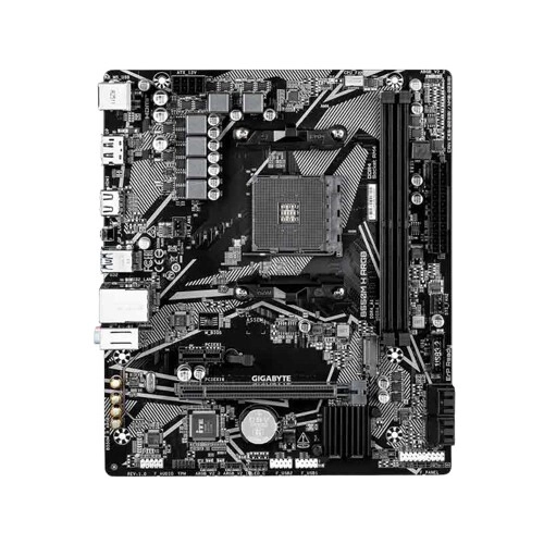 Gigabyte B550M H DDR4 AM4 Socket ARGB Motherboard - 1