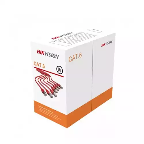 Hikvision Cat-6, 305 Meter, White Network Cable