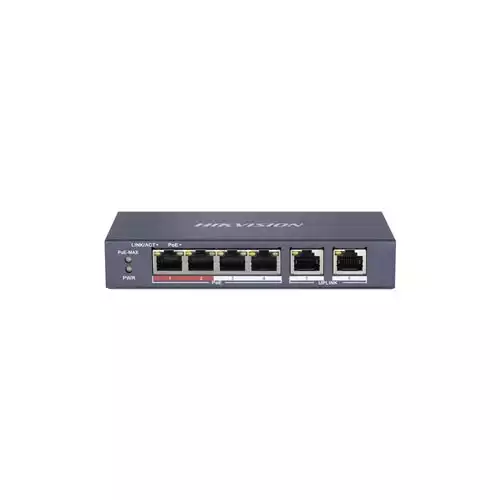 Hikvision DS-3E0106MP-E/M 6 Port Unmanaged PoE Switch