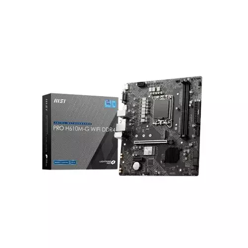 MSI PRO H610M-G WIFI DDR4 LGA1700 m-ATX Motherboard