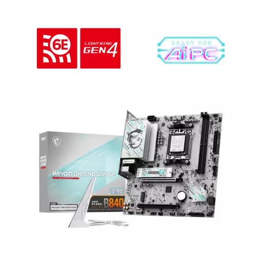 MSI B840M GAMING WIFI6E AM5 DDR5 mATX Motherboard