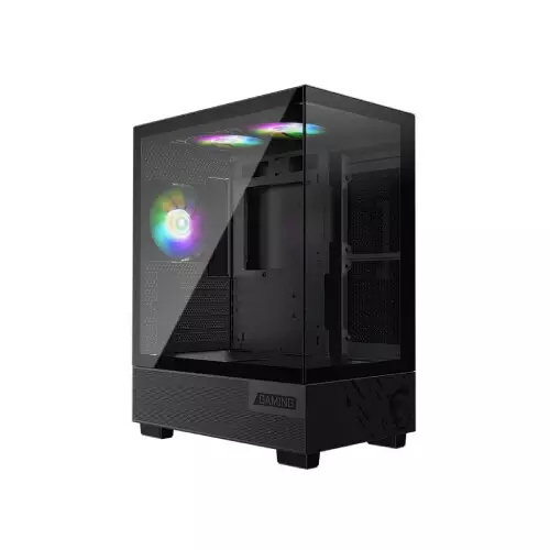 Msi PAG PANO M110A Mid Tower Micro-ATX Gaming PC Case (Black)