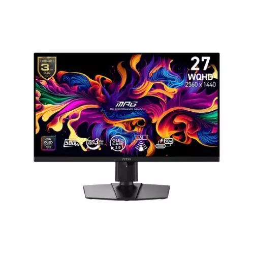 MSI MPG 271QR QD-OLED X50 26.5-Inch 2K 500Hz Gaming Monitor With AI Sensor