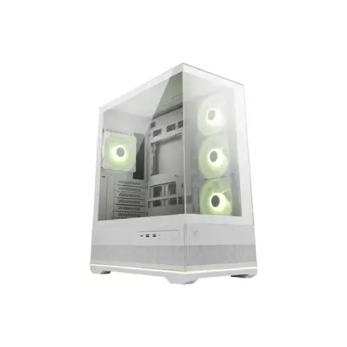 Msi MAG PANO 110R PZ ATX Mid Tower Gaming Case (White)