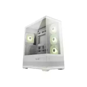 Msi MAG PANO 110R PZ ATX Mid Tower Gaming Case (White)