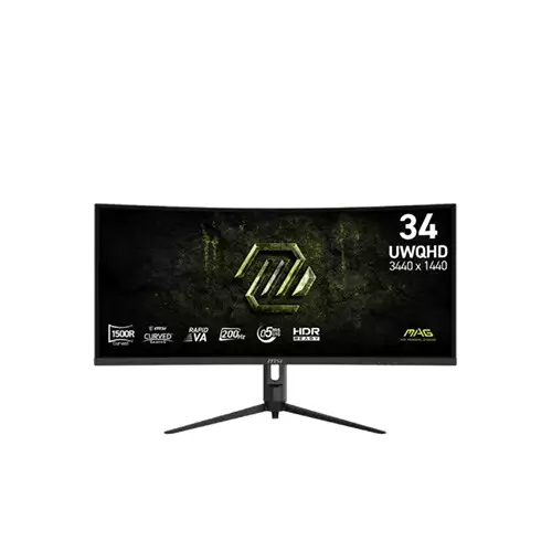 MSI MAG 342CQRF E20 34" UWQHD 200Hz VA Curved Gaming Monitor