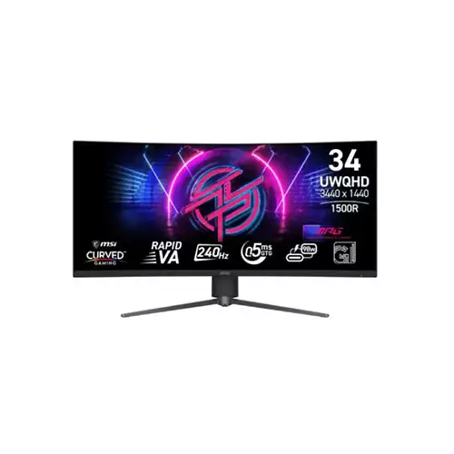 MSI MPG 346CQRF X24 34" 240Hz UWQHD Curved Gaming Monitor