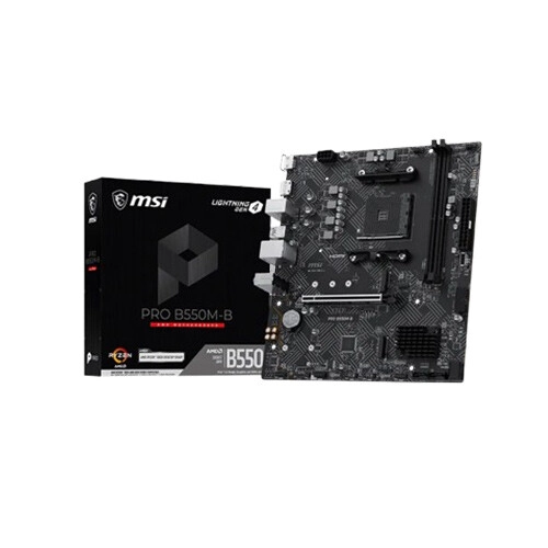 MSI PRO B550M-B AMD AM4 M-ATX Motherboard