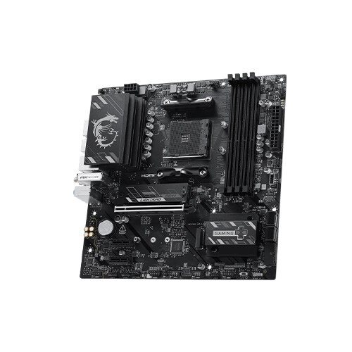 MSI AMD B550M GAMING PLUS WIFI6E AM4 mATX Motherboard - 3