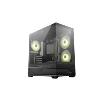 MSI MAG PANO M110R Mini Tower CPU Casing With Built-In ARGB Fan (Black)