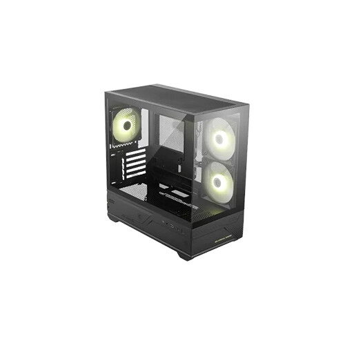 MSI MAG PANO M110R Mini Tower CPU Casing With Built-In ARGB Fan (Black) - 1
