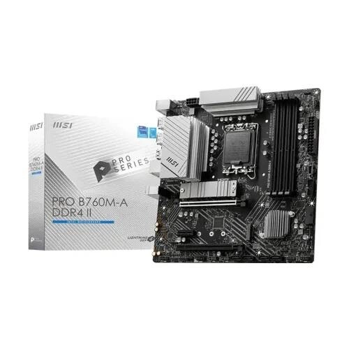 MSI PRO B760M-A DDR4 II mATX Motherboard
