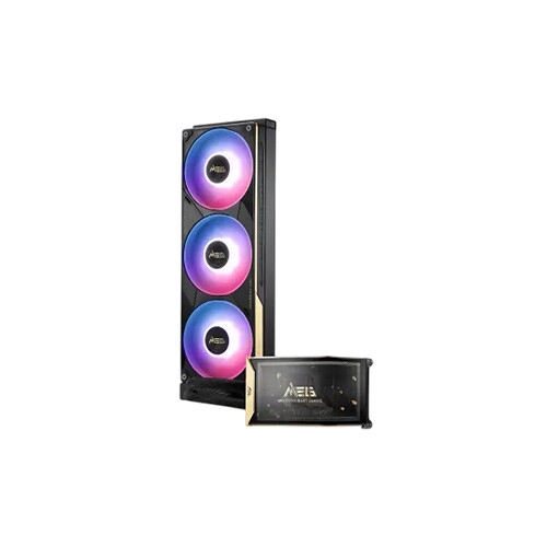 MSI MEG CORELIQUID E15 360 ARGB Liquid CPU Cooler with Curved Display - 1
