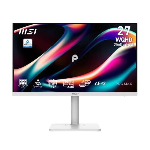 MSI PRO MAX 271QPHW E14 27 Inch 144Hz WQHD Monitor