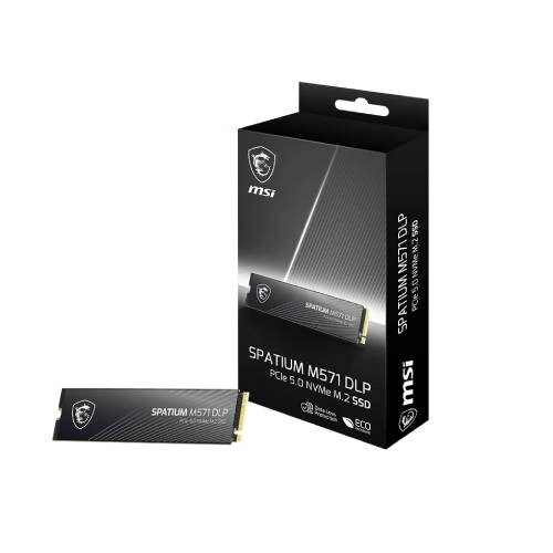 MSI SPATIUM M571 DLP 2TB PCIe 5.0 NVMe M.2 SSD - 2