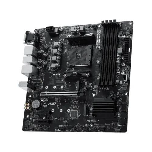 MSI PRO B550M-P AMD AM4 mATX Motherboard - 3