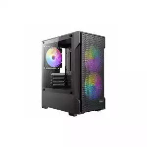 Antec VX100M ARGB M-ATX Mini Tower Gaming Case - Black