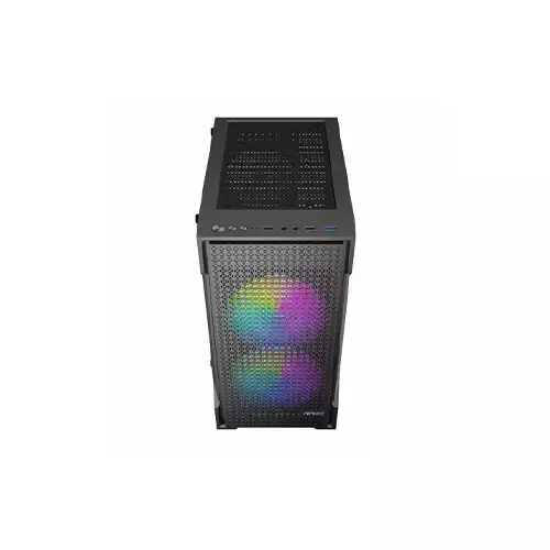 Antec VX100M ARGB M-ATX Mini Tower Gaming Case - Black-gallery-2