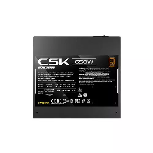 Antec CSK650DC 650W Non-Modular Power Supply-gallery-3