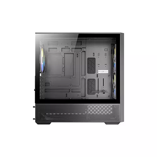 Antec FLUX REAR Pre-Install 5 ARGB Fans Mid Tower ATX Gaming Casing - 2